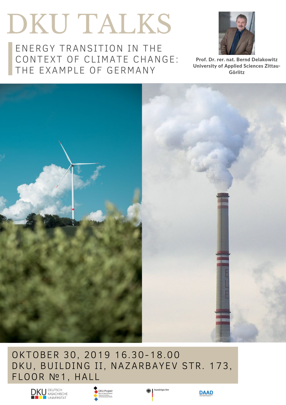 DKU Talks “Energy Transition in the Context of Climate Change: The Example of Germany”