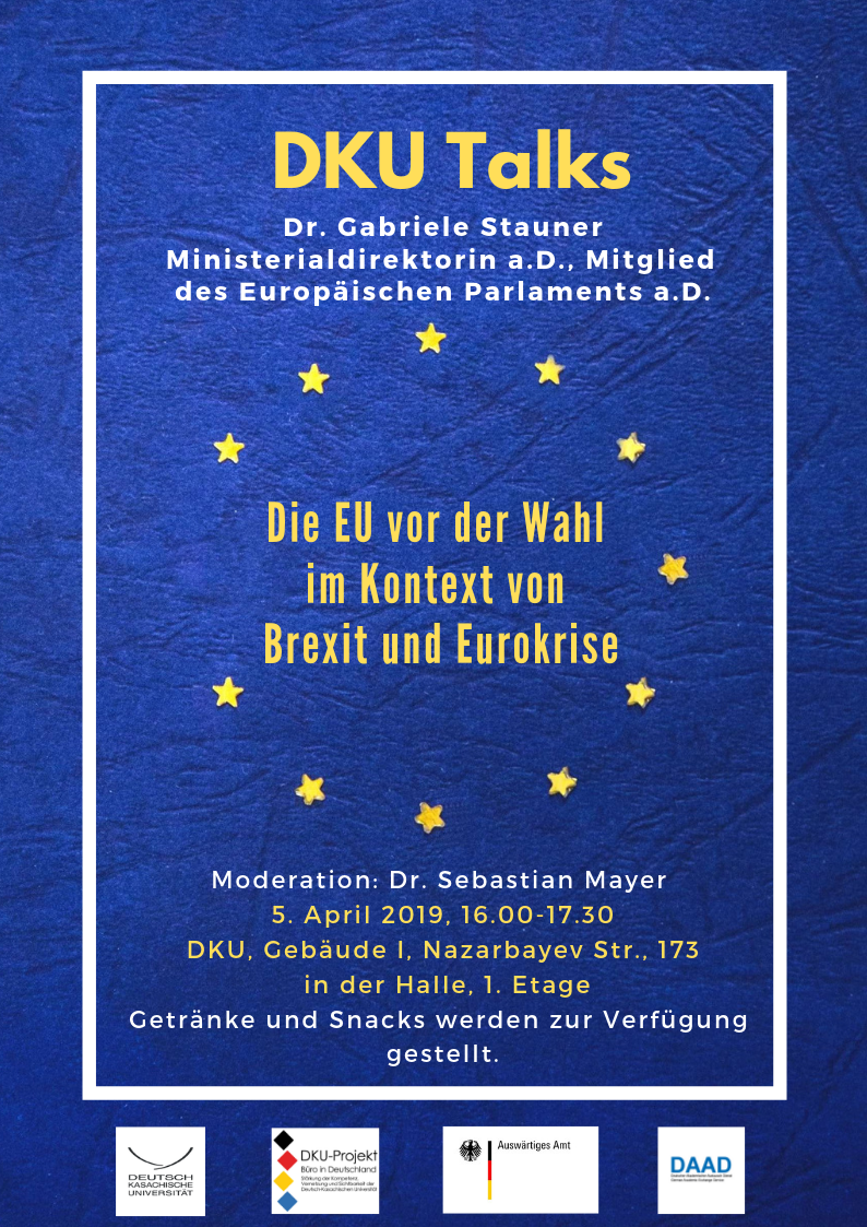 DKU Talks „Die EU vor der Wahl im Kontext von Brexit und Eurokrise“